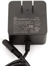Raspberry Pi 4 Model B Official PSU, USB-C, 5.1V, 3A, (KSA-15E-051300HU) - US Plug